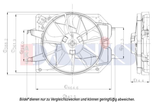 AKS DASIS Ventilators, Motora dzesēšanas sistēma 098300N